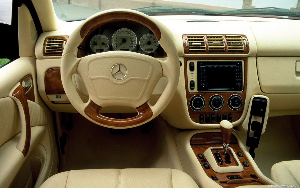 Mercedes ml w163 салон