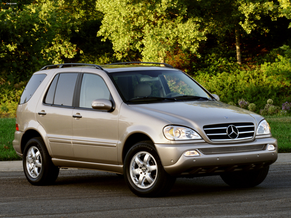 Mercedes Benz m class 163