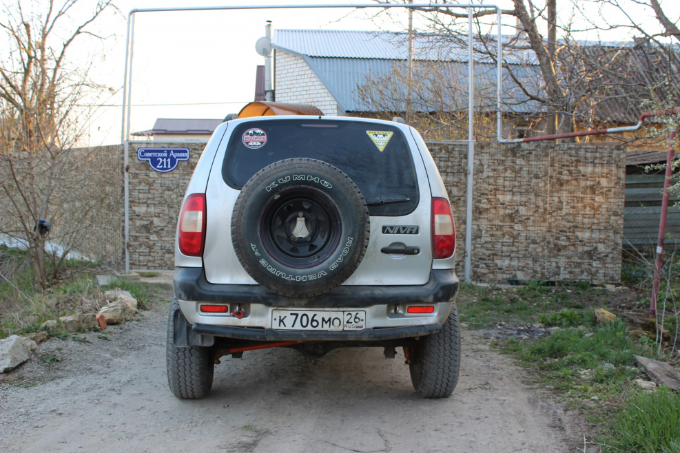 Niva Chevrolet лифт 5см