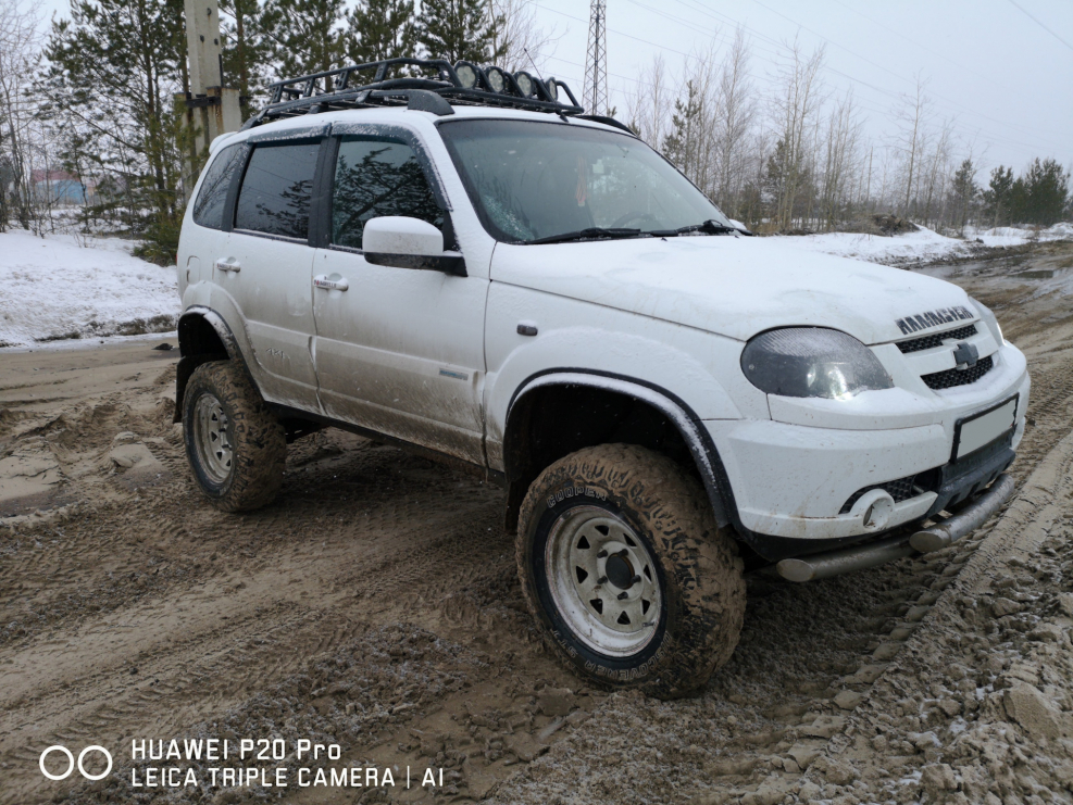 Chevrolet Niva лифт подвески