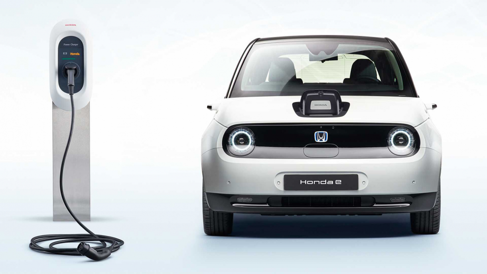 Honda e car