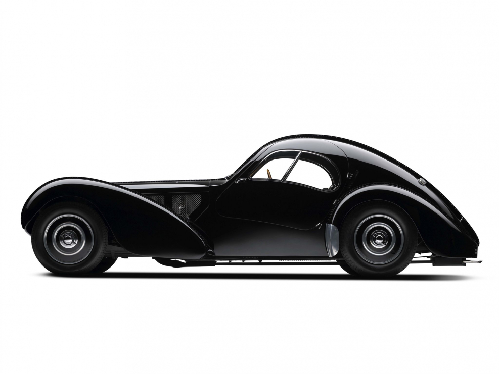 AUTOART Bugatti Type 57sc Atlantic 1938 - Blue with wire-spoke Wheels