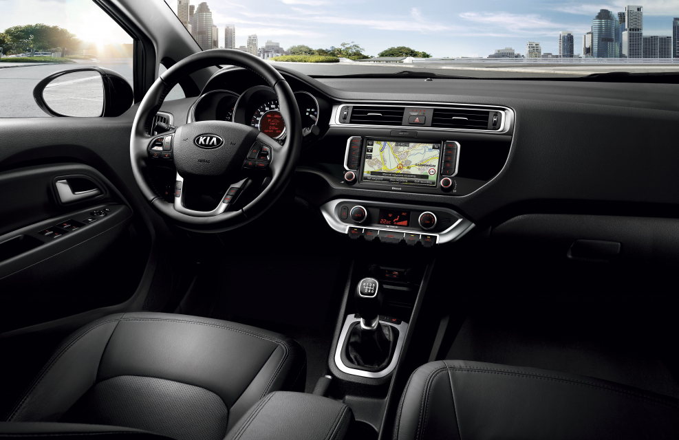 Kia Rio Hatchback 2015 салон