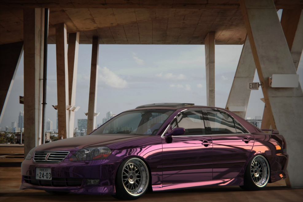 3d модель Toyota Mark II