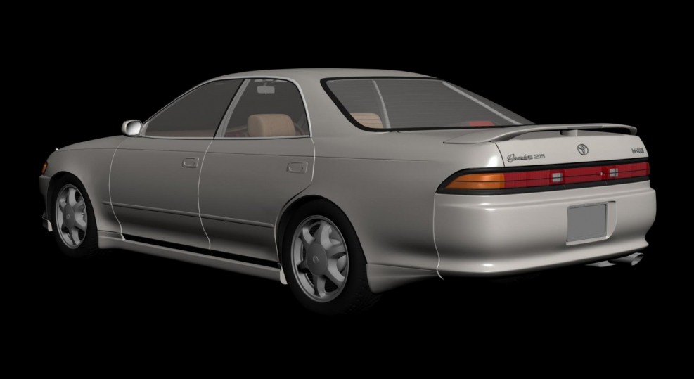 Toyota Mark 2 jzx90 вид сбоку