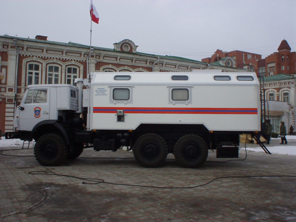 КАМАЗ 43118 пожарный кунг