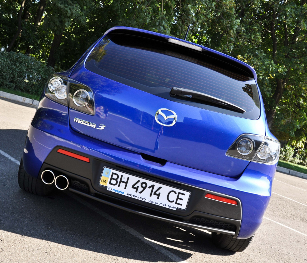 Диффузор заднего бампера Mazda 3 МПС