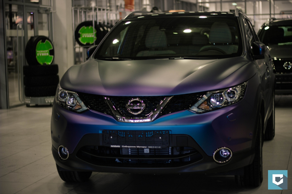 Nissan Кашкай фиолетовый