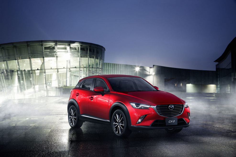Mazda CX 3 красная