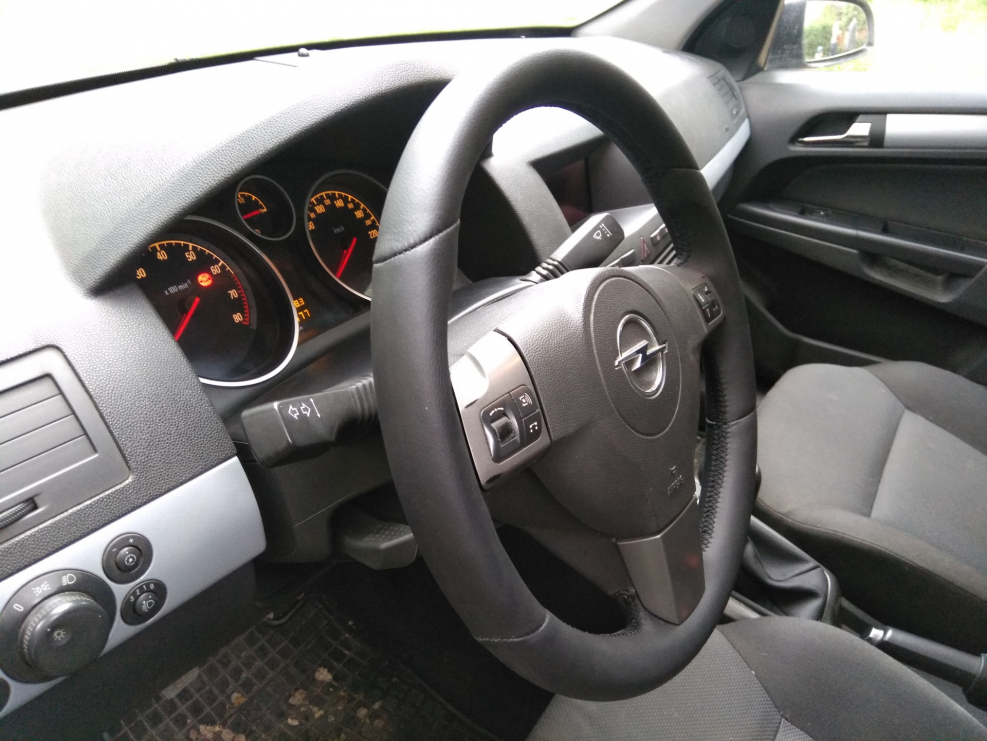 Перешивка руля Opel Astra h