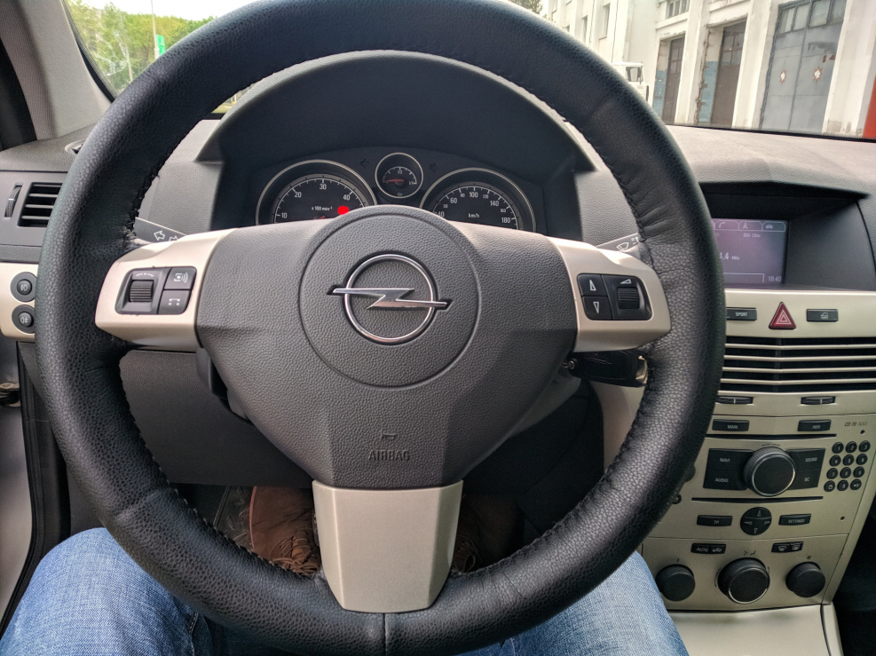 Перешивка руля Opel Astra h