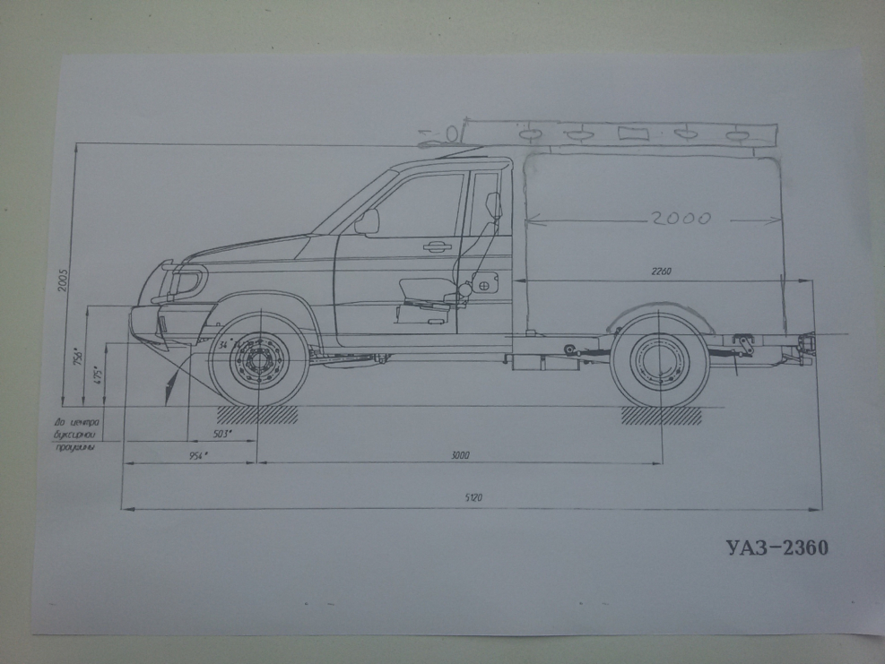 Фото чертежи уаз