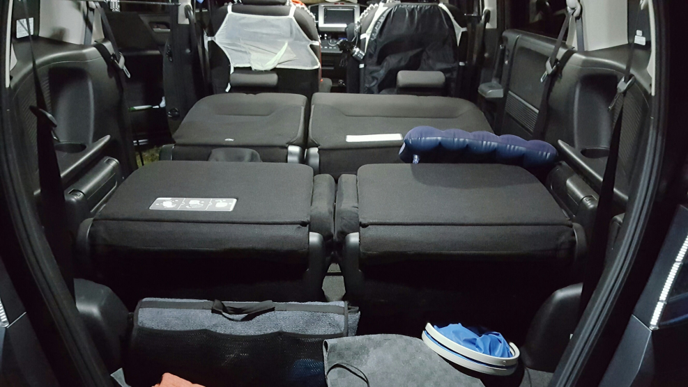Honda freed 2010 раскладывание салона