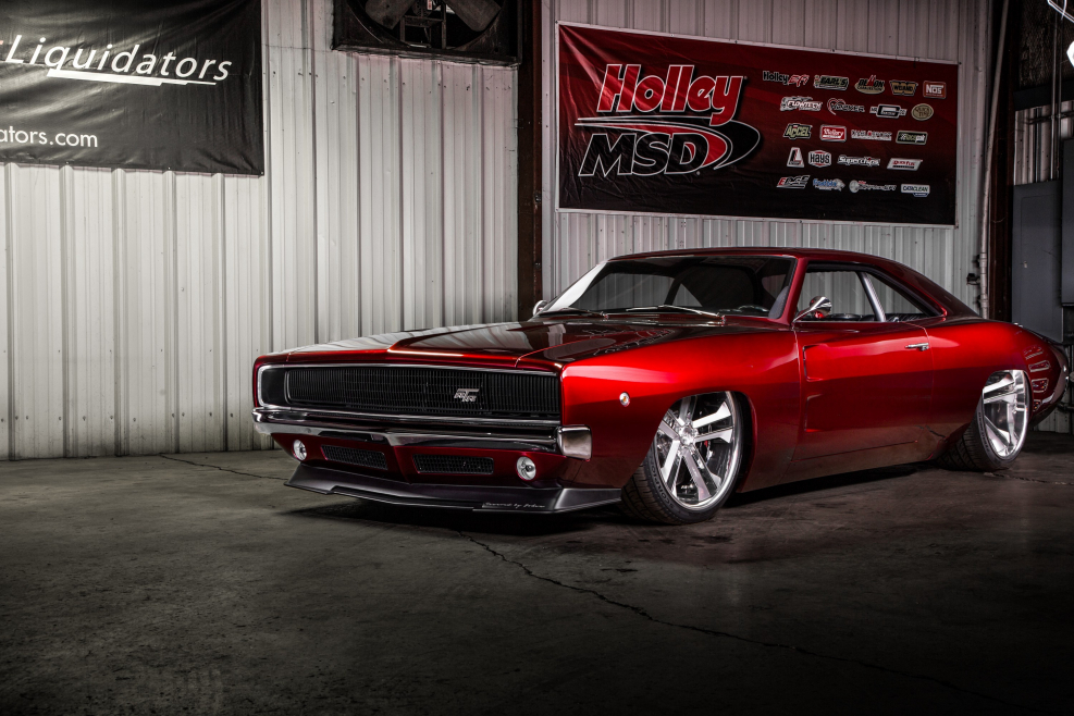 Тюнингованный dodge Charger 1968