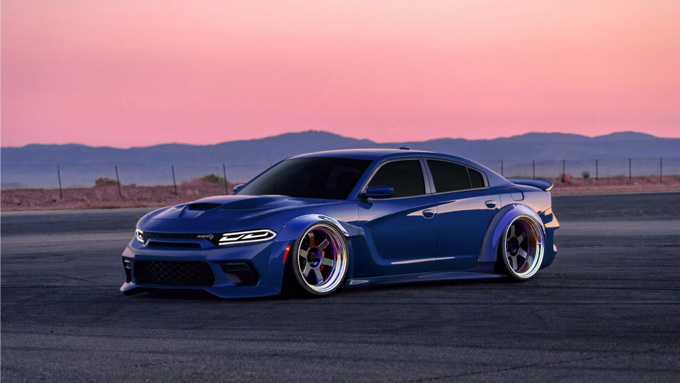 Dodge Charger srt8 Hellcat Widebody