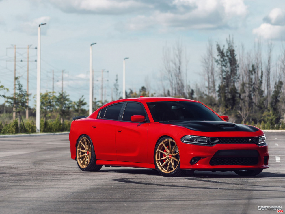 Dodge Charger srt Hellcat on Vossen Wheels (HF-5) '2020