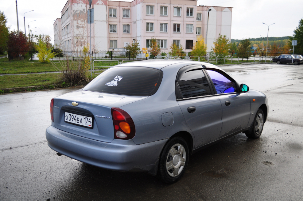 Шевроле Ланос 2008 синий
