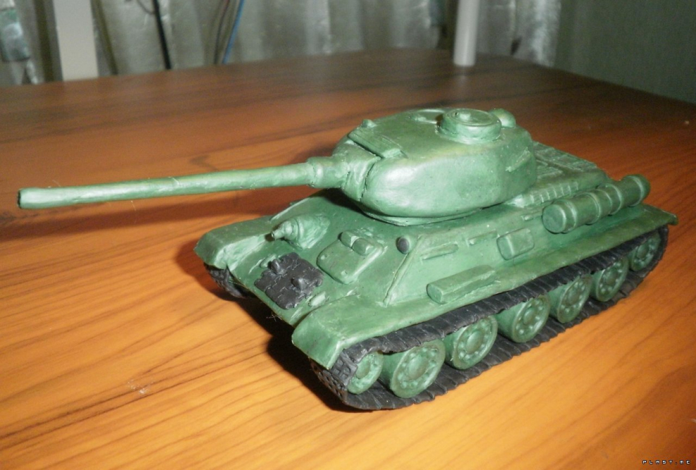 Т34 85 лепка