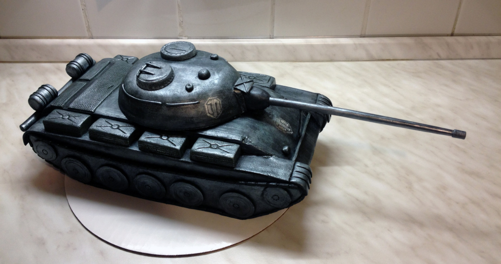 World of Tanks из пластилина