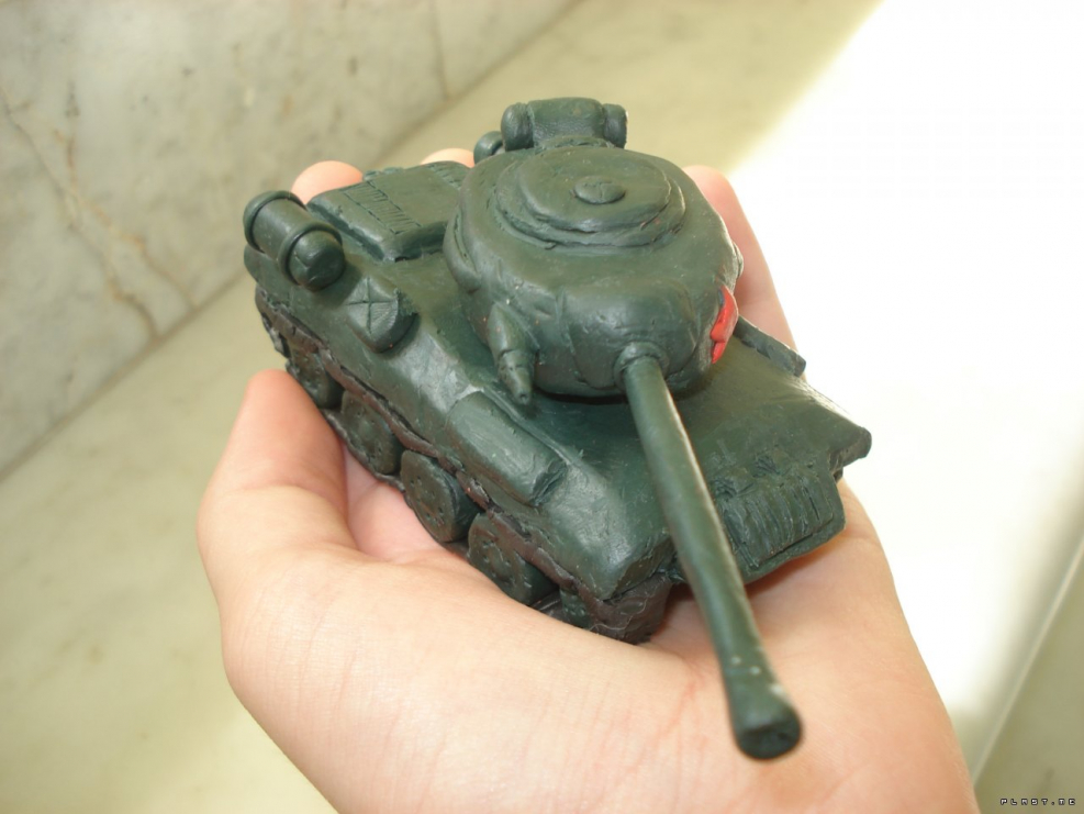 Американские танки из пластилина