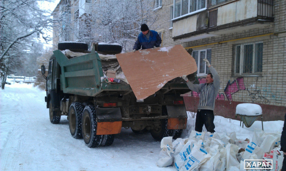 Вывоз мусора КАМАЗ самосвал