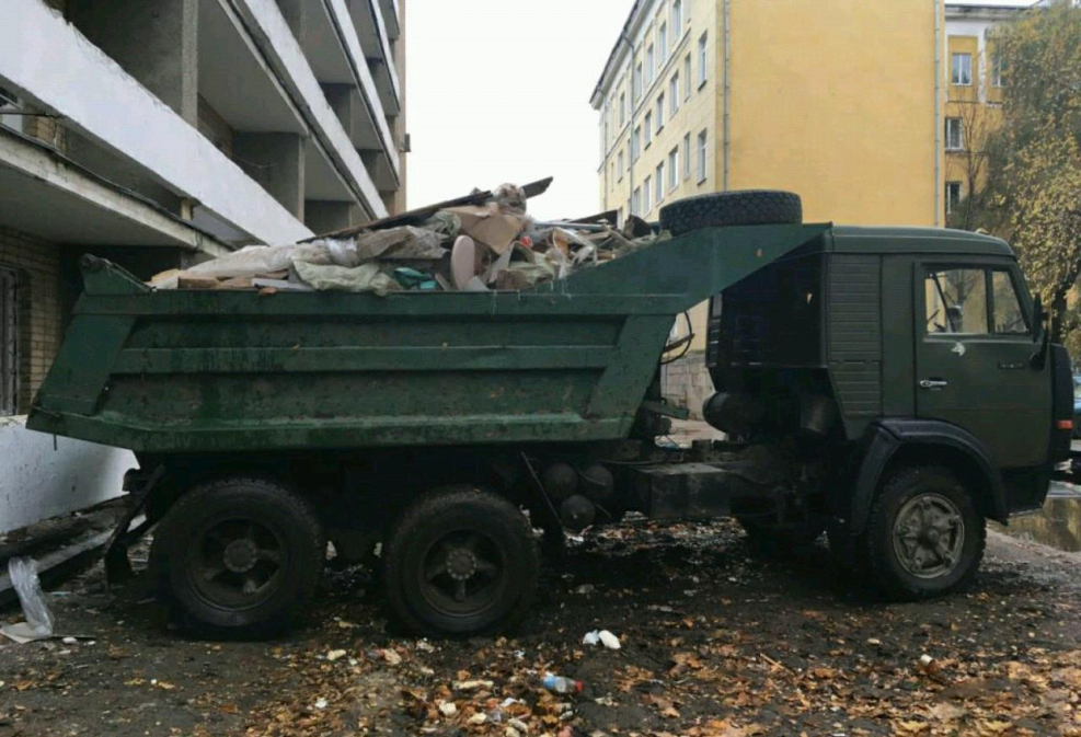 Вывоз строительного мусора Газель КАМАЗ