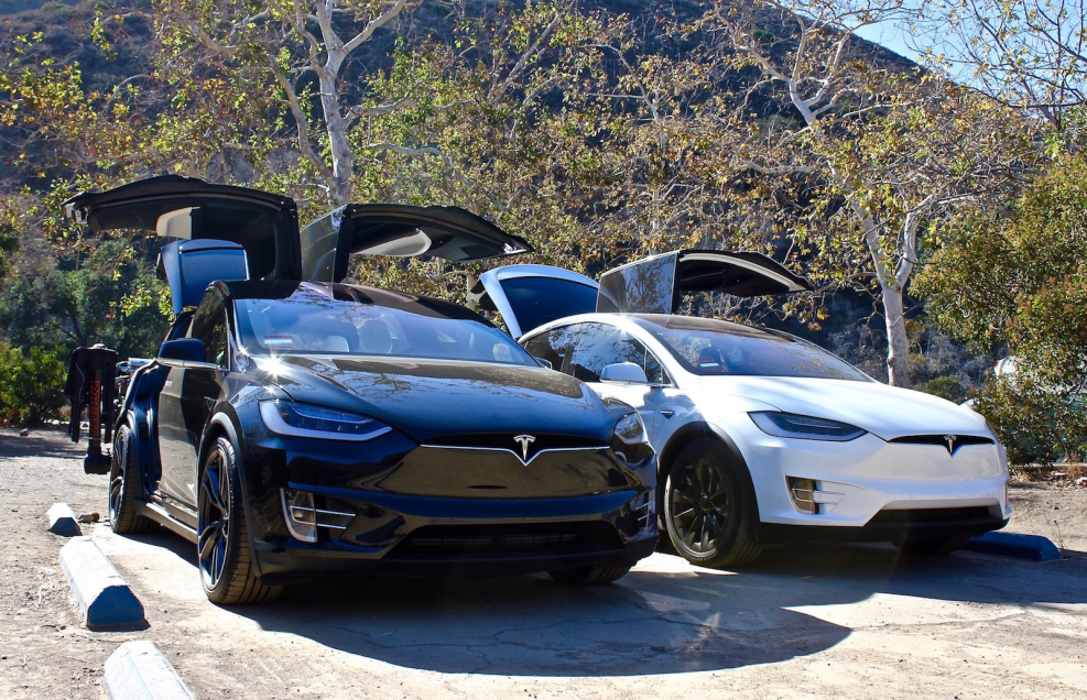 2017 Tesla model x двери