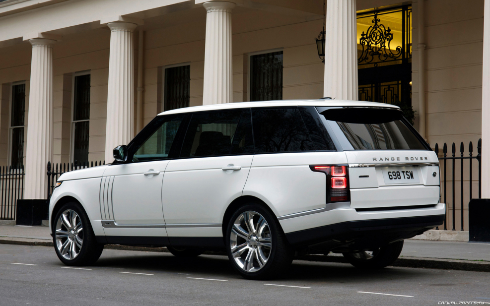 Land Rover range Rover 2014 long черный