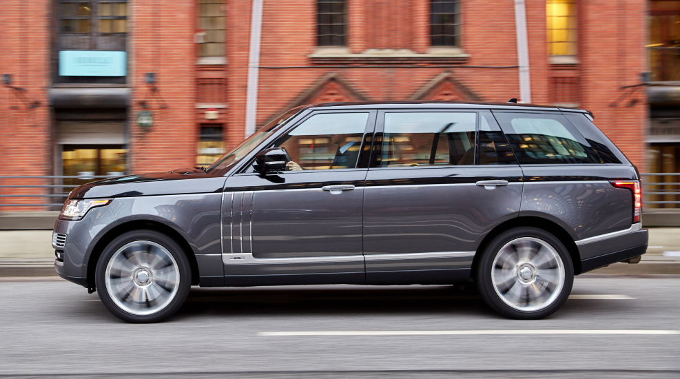 Land Rover range Rover 2014 long черный