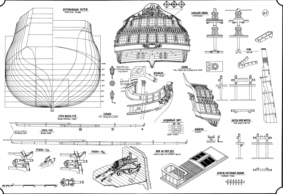 Парусно винтовые линкоры чертежи