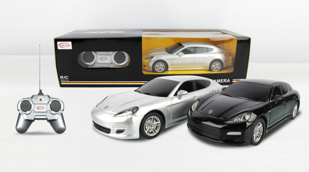 Машина р/у 1:24 Porsche Panamera цвет серебряный