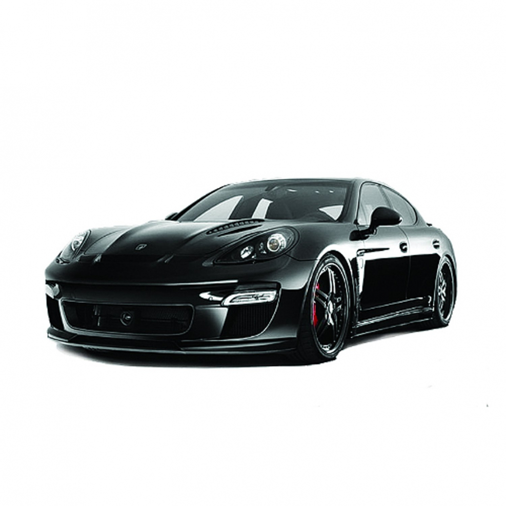 Игрушечная чёрная Panamera Porsche