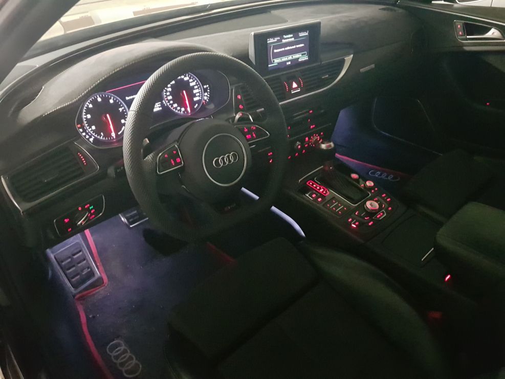 Audi a6 c7 подсветка