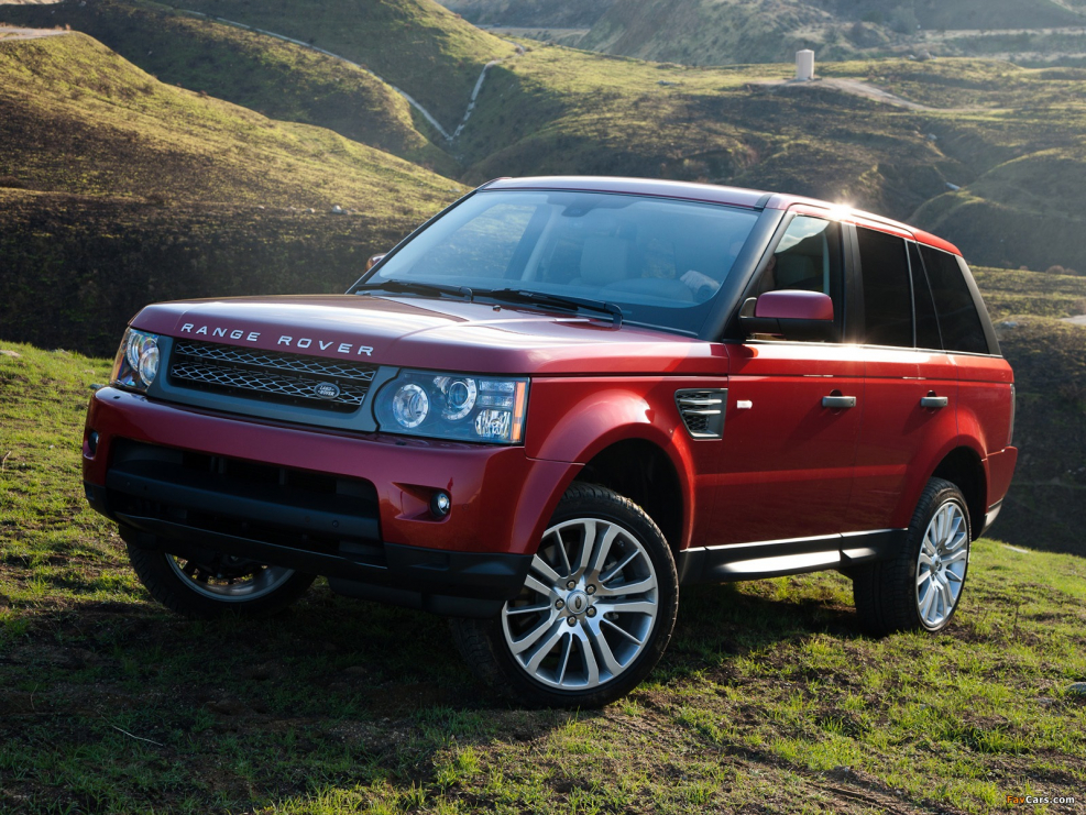 Range Rover Sport 2012 красный