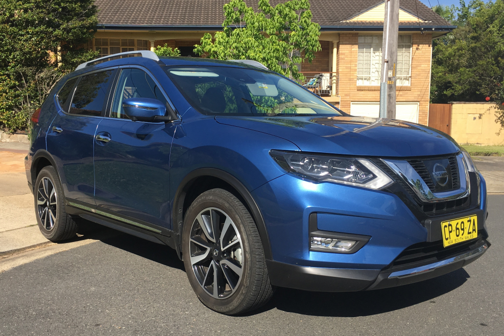 X-Trail t32 серо-синий