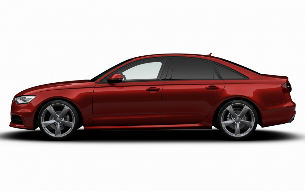 Audi a6 c6 вид сбоку