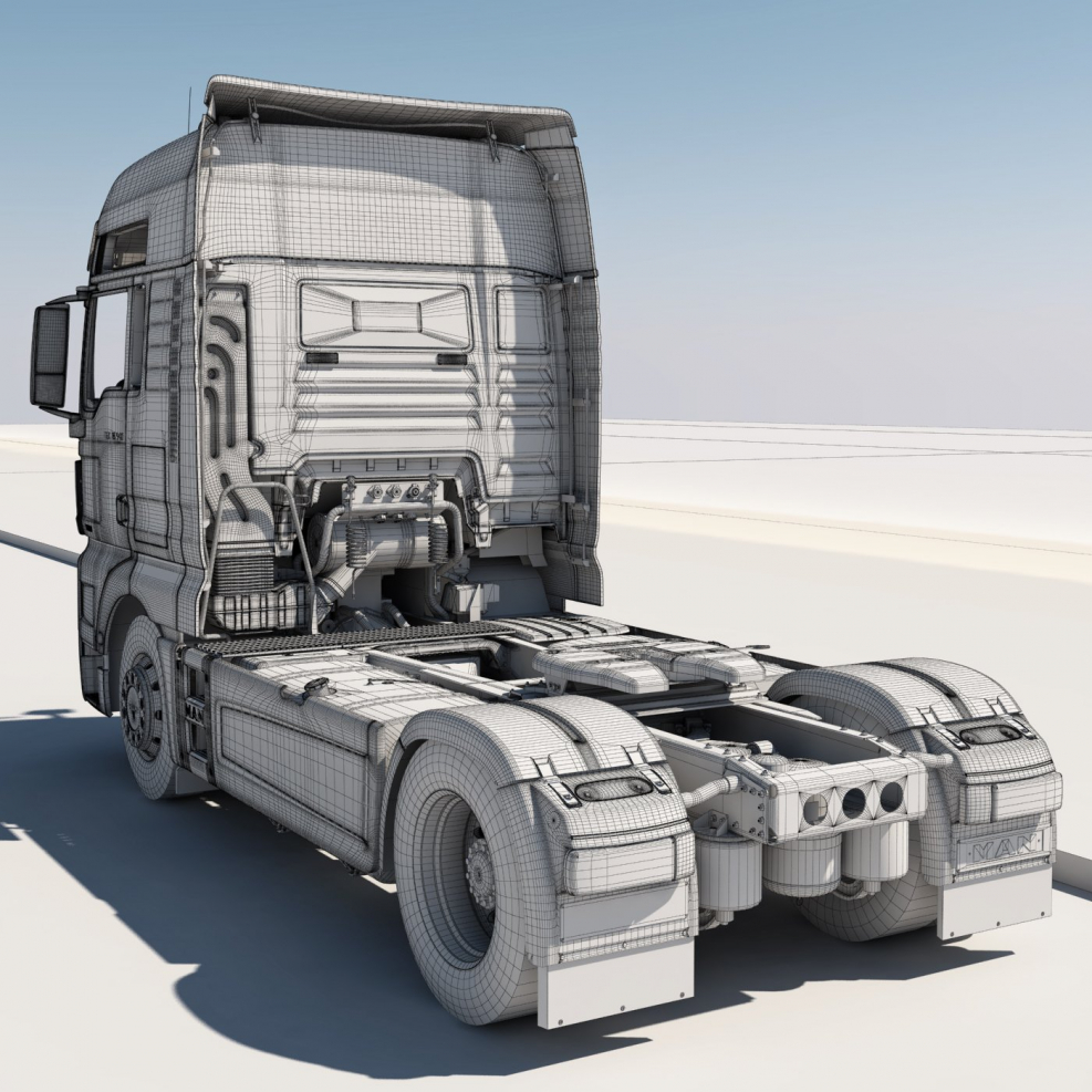 Man TGX 2020 салон новый тягач