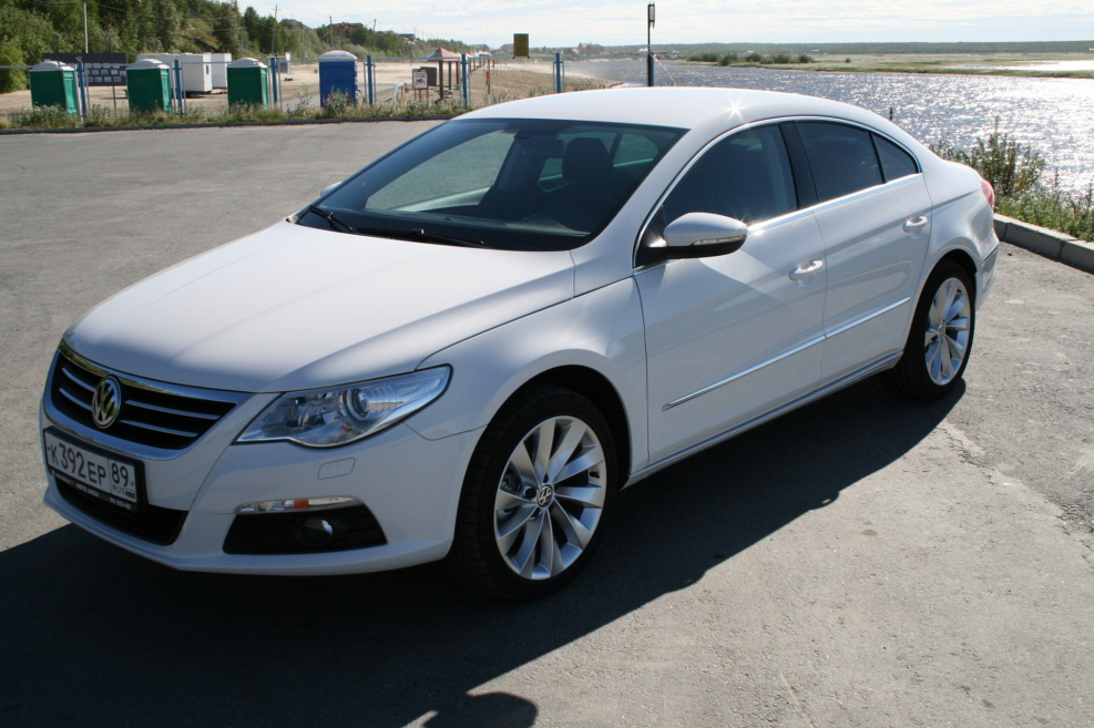 Volkswagen Passat cc белый