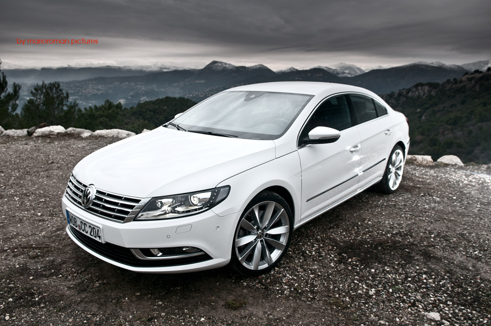 Volkswagen Passat cc белый