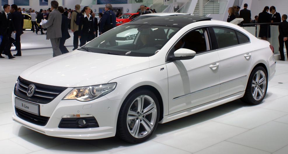 Volkswagen Passat cc r-line белый