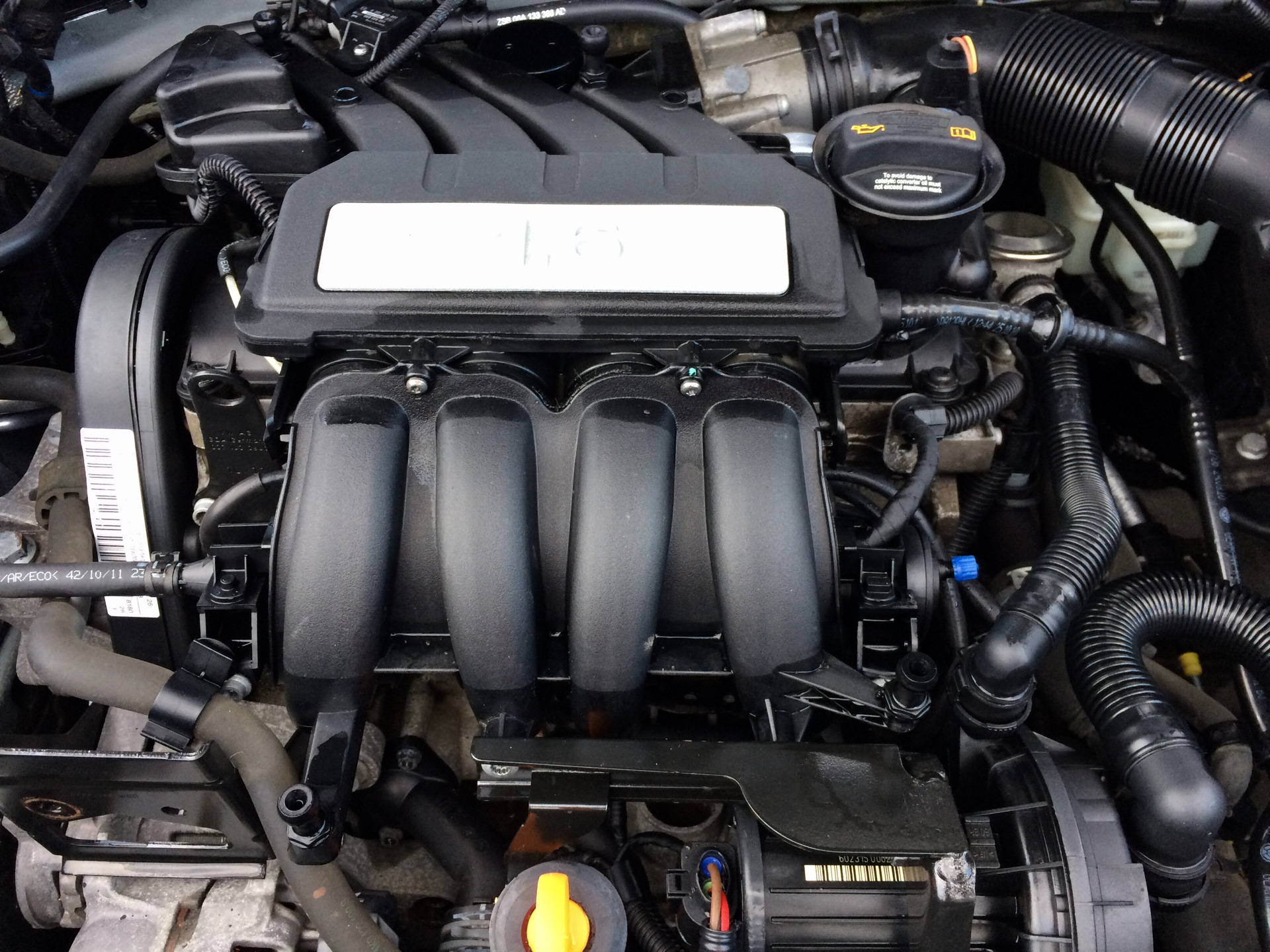 Двигатель октавий ремонт шкода. Skoda Octavia a5 1.6 MPI под капотом.