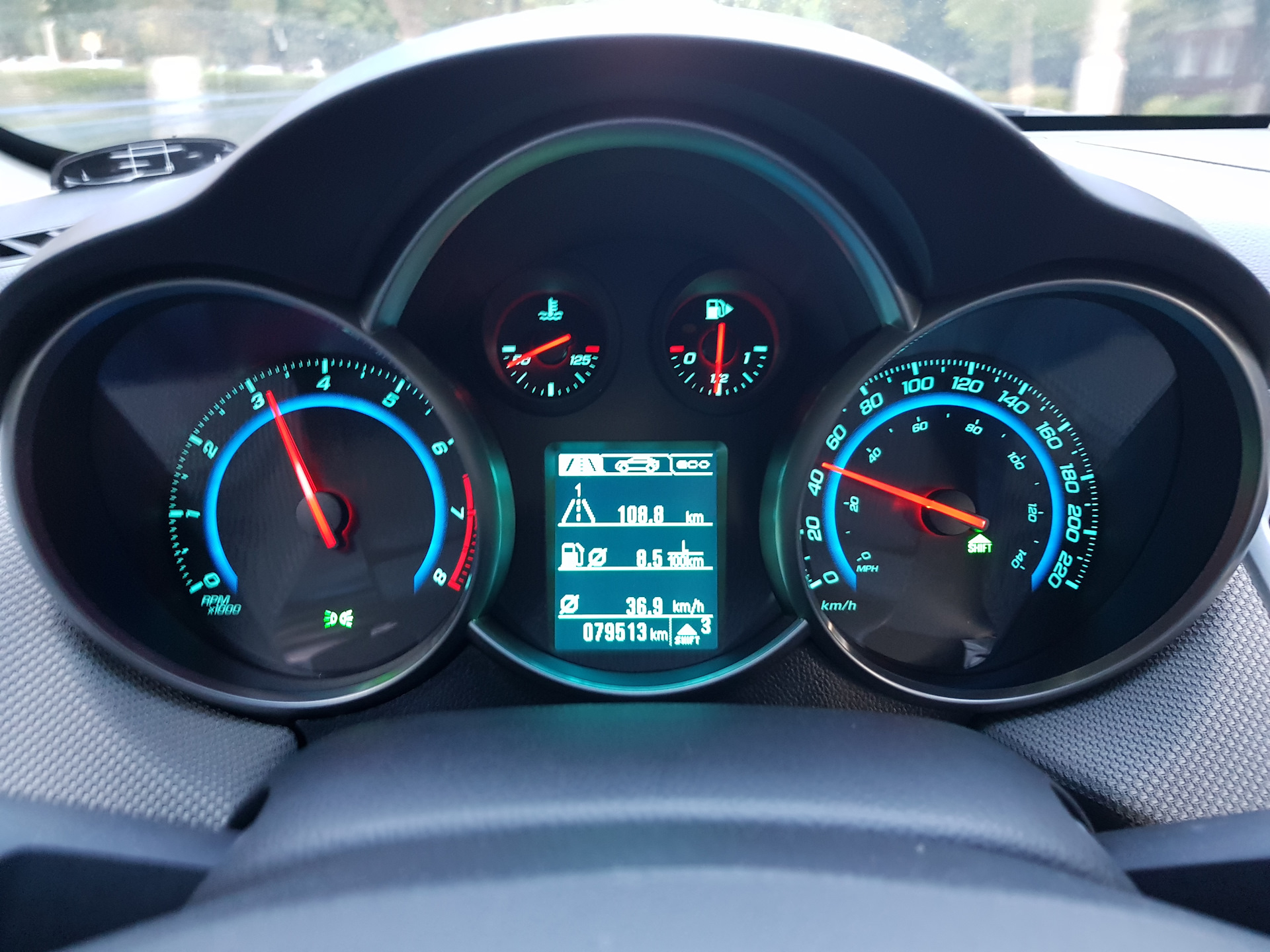 Chevrolet Cruze Speedometer