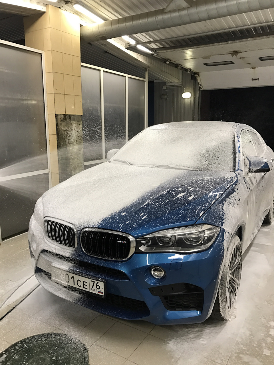 BMW x6m мойка радиаторов