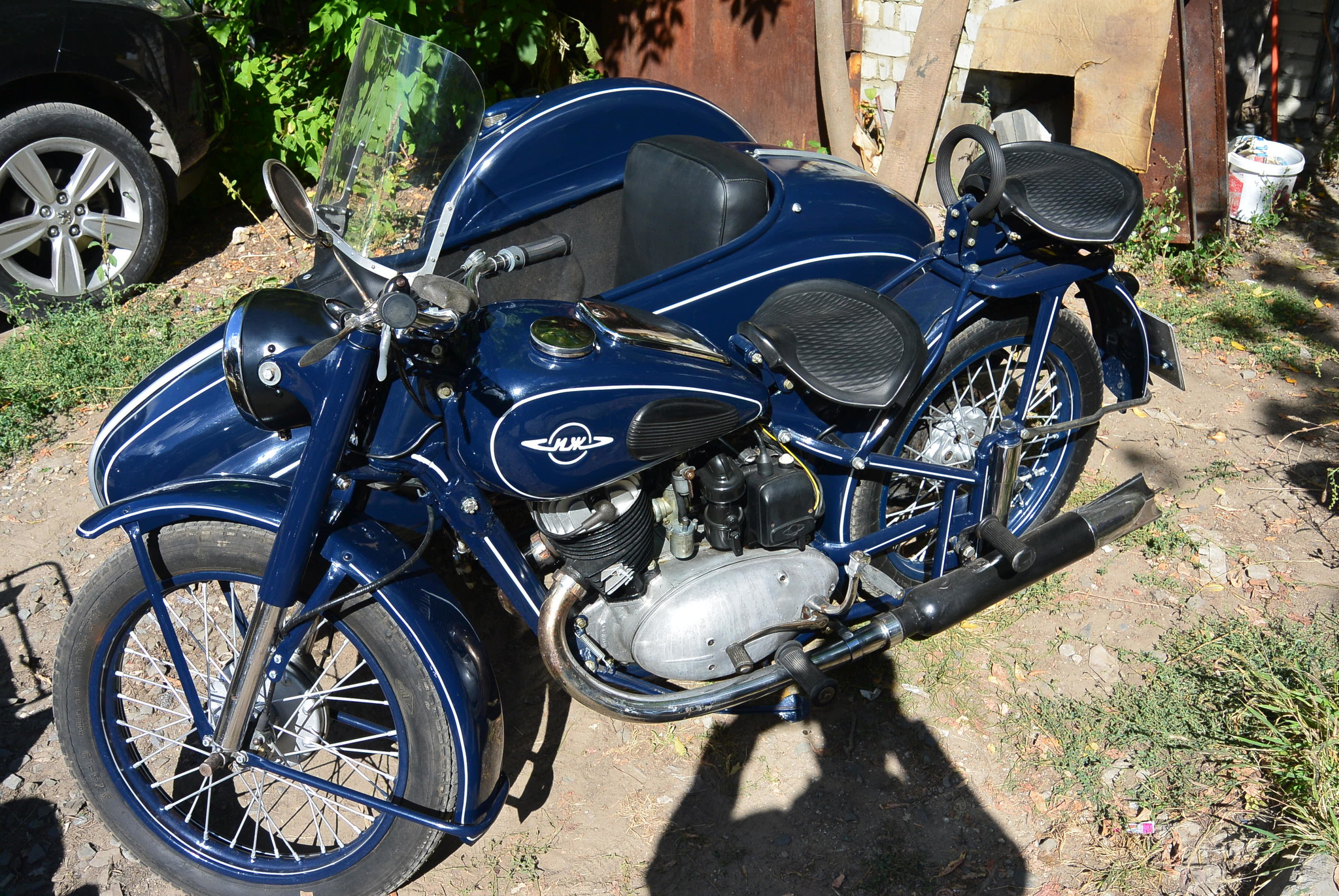 ИЖ-49 мотоцикл синий