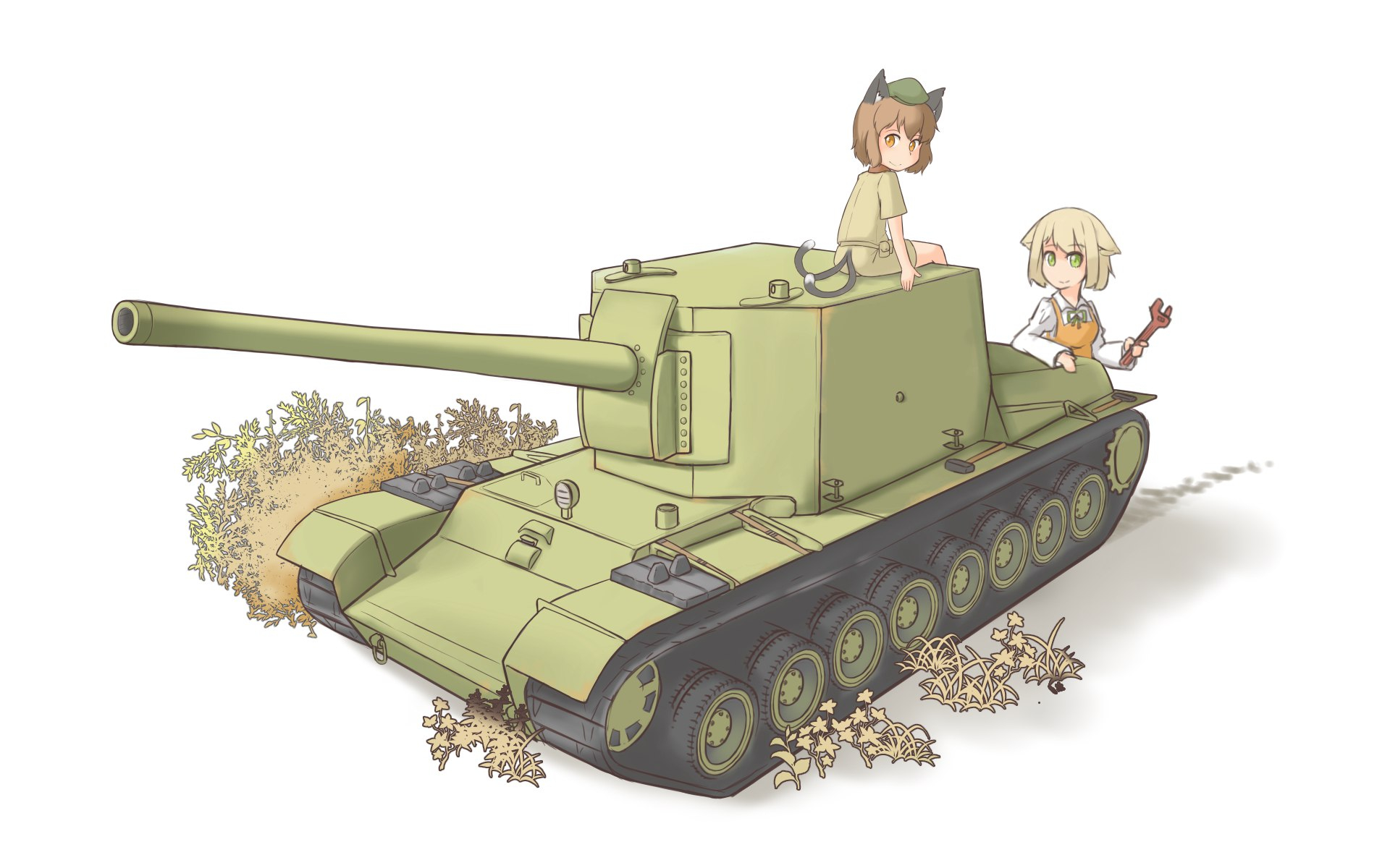 Ка про ис. ИСУ 152 girls und Panzer. Girls und Panzer кв-2. Танк Су 100y.
