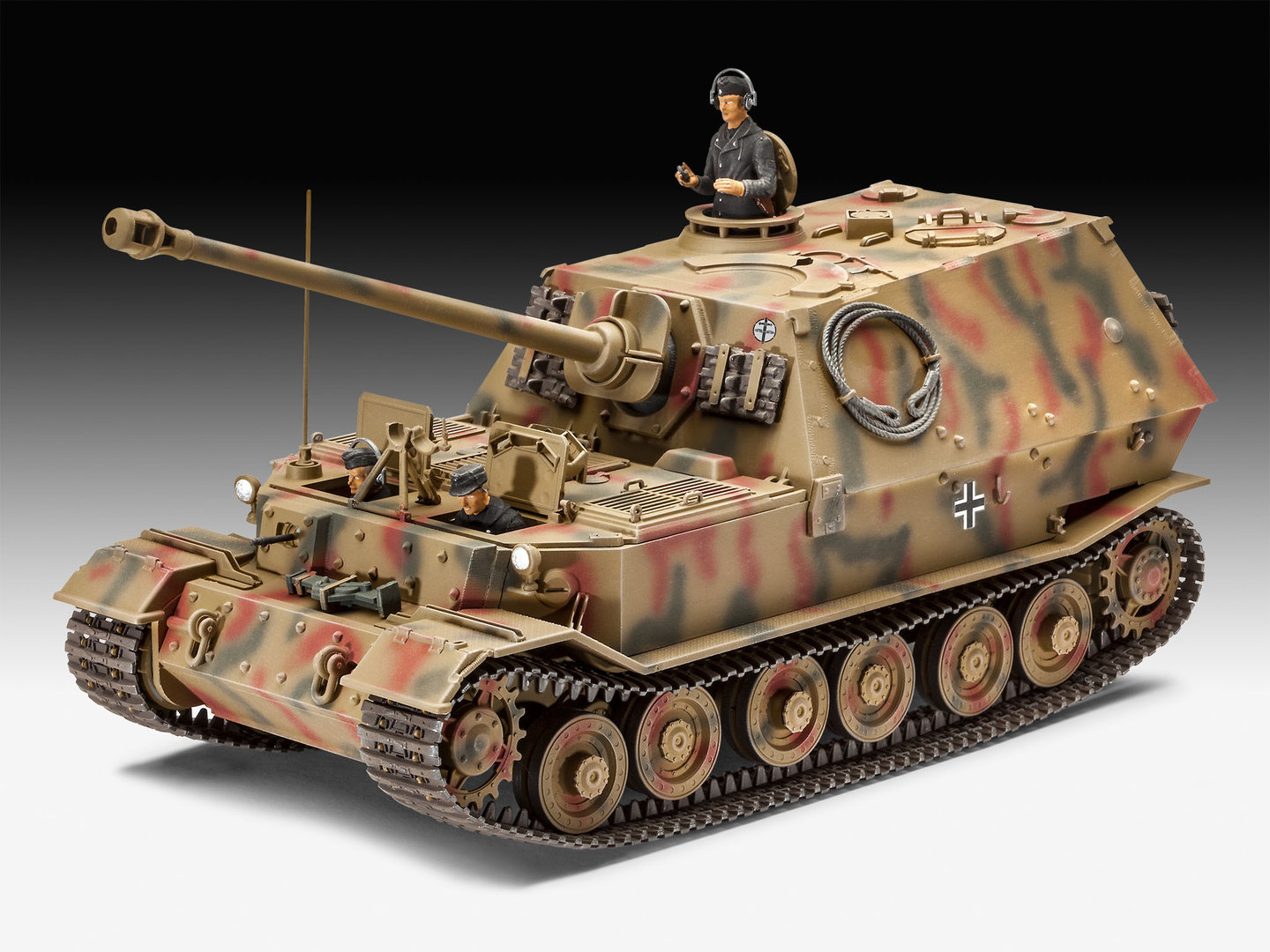 Немецкие танки 1 35. SD KFZ 184. Элефант САУ модель.