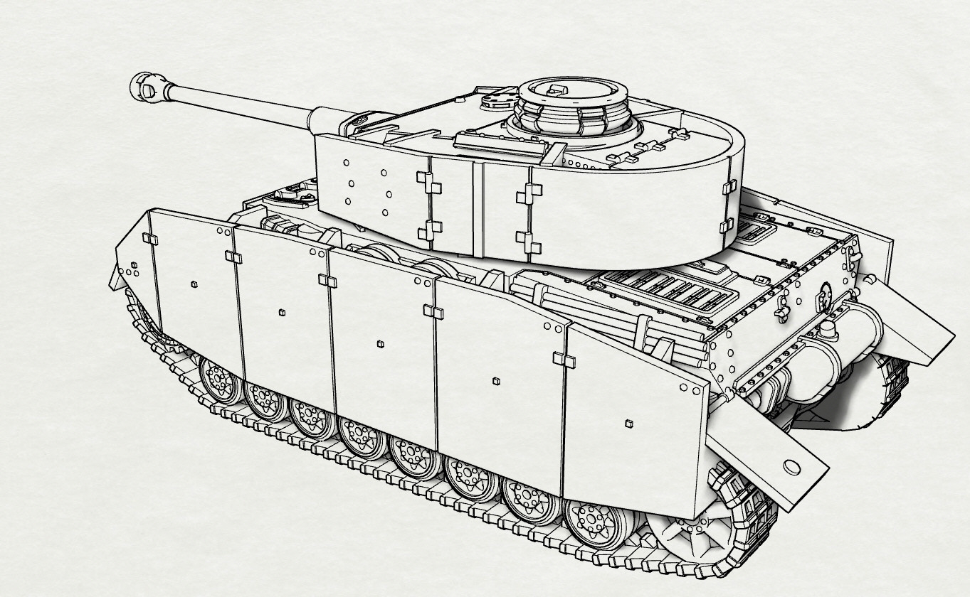 Как нарисовать т 35