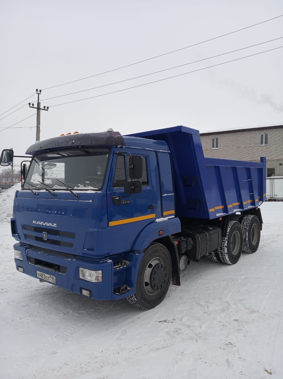 КАМАЗ 65115 самосвал со спальником