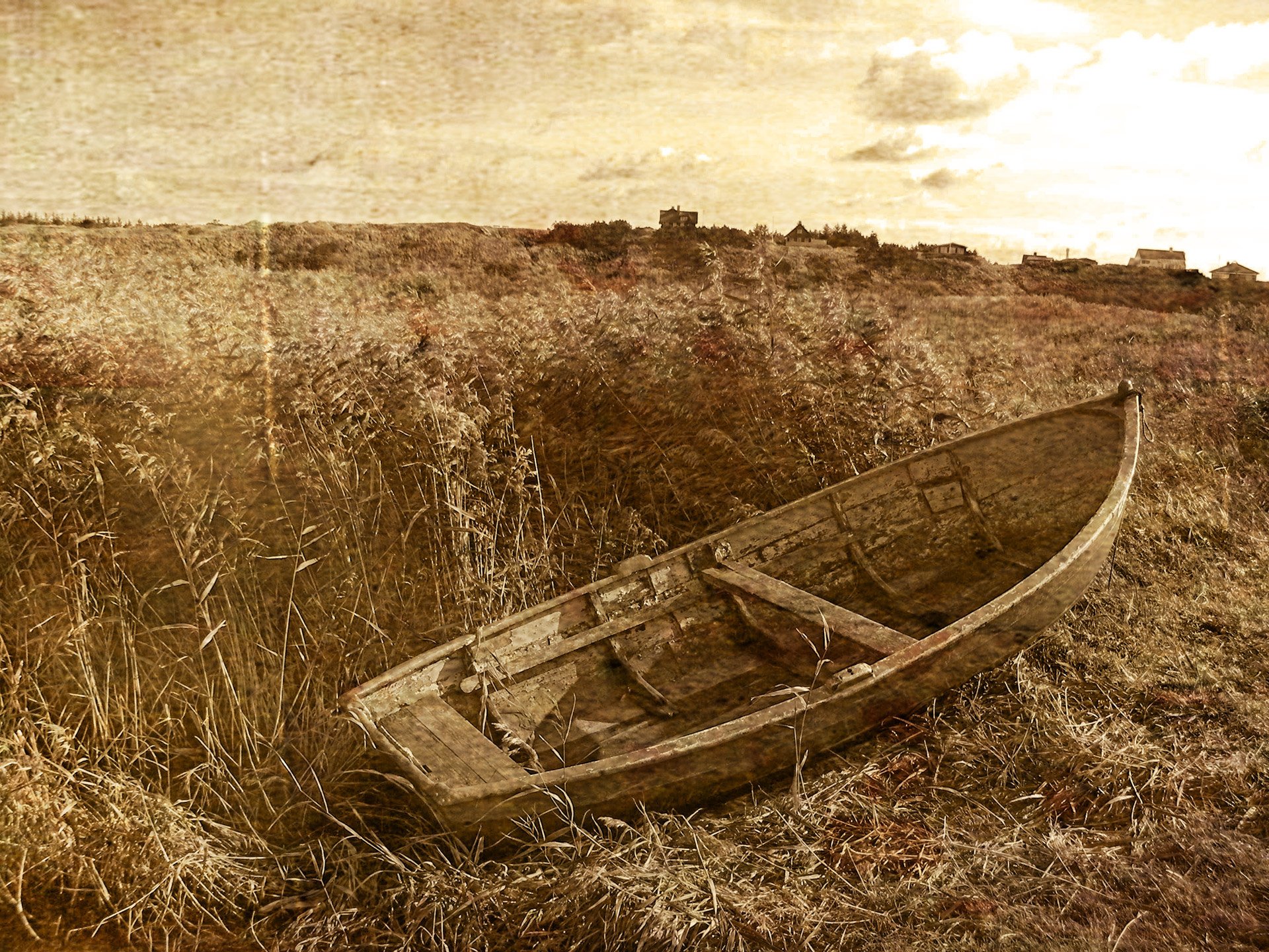 Древняя лодка