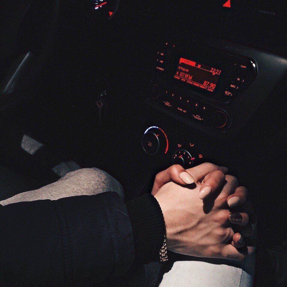 Фото ночью на машине с парнем